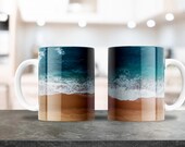Beach Mug Design, Sublimation design for 11oz, 15oz Mugs, Coffee Mug Design, Mug Shop, PNG Sublimation Design, Beach Life Design
