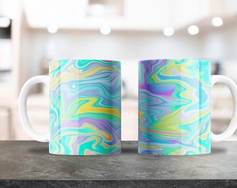 Cool Mug Design, Sublimation design for 11oz, 15oz Mugs, Coffee Mug Design, Mug Shop, Plantilla Para Taza De Cafe, Colorful Mug Design