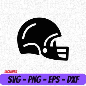 Helmet SVG Design | minimalist Football PNG logo | Eps Clipart | Cricut Cut file | Sports DXF Design, Logotipo Pelota