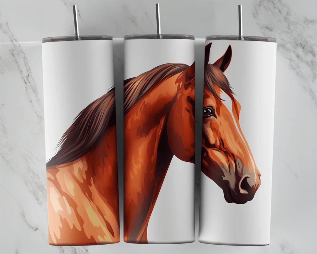 Horse PNG Wrap for 20oz Tumbler Sublimation | High-quality Horse Design ...