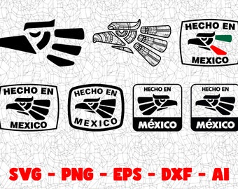 Mexico SVG, Cutting File, Png Eps Dxf Digital Clipart, Great for Viny Decals, Stickers, T-Shirts, Mugs & More! Novelty Design, Mexican Svg