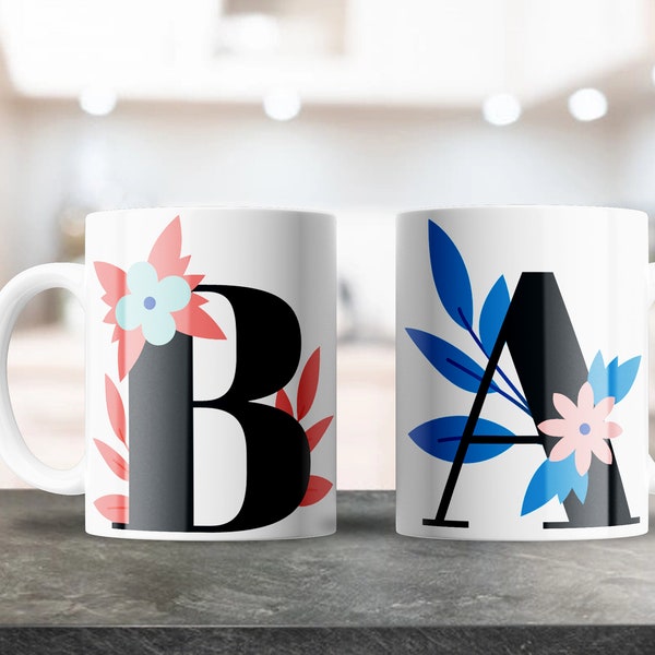 Create Your Personalized Mug Design, Sublimation design for 11oz, 15oz Mugs, Coffee Mug Design, Mug Shop, Plantilla Para Taza De Cafe. A - Z