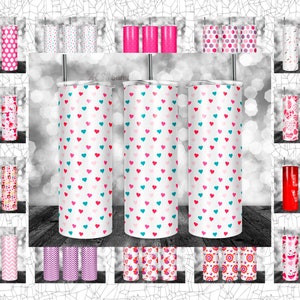 Love Tumbler Bundle, 100+ Designs, Sublimation Design, Png Clipart, 20oz Skinny Tumbler, Tumbler Wraps, Metal Tumbler, Valentines Day