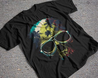Design di t-shirt con teschio, design di t-shirt PNG di streetwear, può essere utilizzato per sublimazione, DTG, Dtf, serigrafia e altro ancora! Fantastico design a maglietta