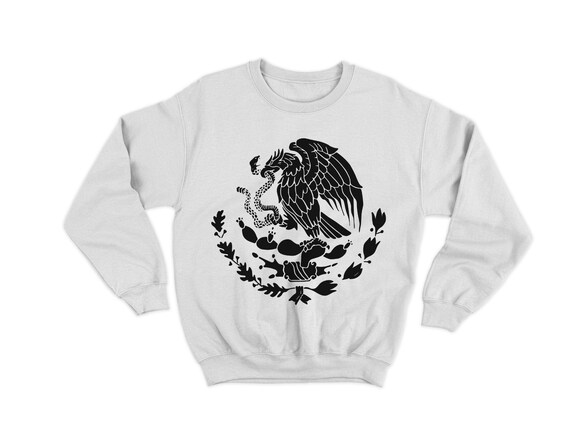 Umbro Mexico Graphic Tee For Men – Geometric Eagle Design, White Short Sleeve Shirt