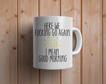 Funny Mug Design, Sublimation SVG for Any Size Mug, Coffee Mug Design, Mug Shop, Plantilla Para Taza De Cafe PNG Design, Morning Coffee