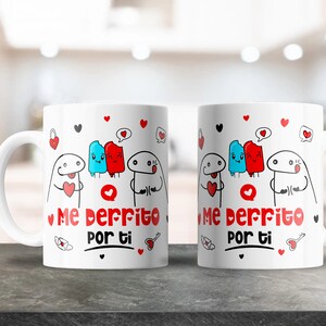 Me Derrito por Ti Mug Design, Sublimation design for 11oz, 15oz Mugs, Coffee Mug Design, Mug Shop, Plantilla Para Taza De Cafe, Love Design