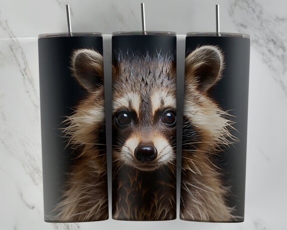 動物写真タンブラーバンドル、昇華デザイン、20オンスタンブラー