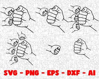 Dia del Papa SVG, Cutting File, Png Pdf Digital Clipart, Great for Viny Decals, Stickers, T-Shirts, Mugs & More!, Father&#39;s Day, Kid Hands
