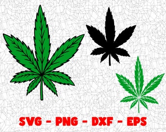 Weed Leaf SVG | Cannabis Plant Clipart for Cricut (Digital File)