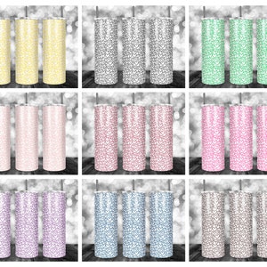 Coeurs Tumbler Bundle, 9 Designs, Sublimation Design, Png Clipart, 20oz Skinny Tumbler, Tumbler Wraps, Metal Tumbler, Love Heart Pattern