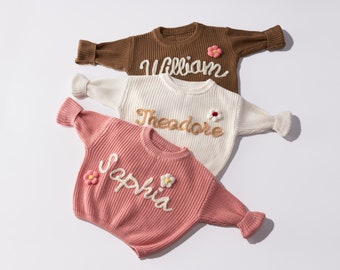 Customized Kid Jumper For Birthday Gift,Fancy Personalized Embroidered Sweater Gift With Name,Perfect New Born Gift For Baby, Shower Gifts