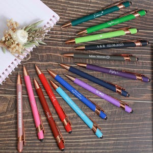 Aangepaste gegraveerde pen voor cadeaus voor leraar, aangepaste pen voor bedrijfscadeaus, gepersonaliseerd studentcadeau voor hem, aangepaste huwelijkscadeaus voor haar
