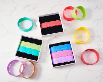 Personalized Silicone Bottle Bands For Baby,Ideal Birthday Gift For Kids,Engraved Baby Bottles Cup Labels For Her,Custom Bottles Tag For Him