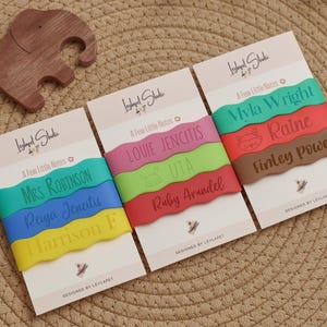 Étiquette de bouteille en silicone personnalisée pour la famille,Étiquette de tasse en silicone sûre pour cadeaux de Noël,Étiquette de bouteille d'eau personnalisée pour bouteille d'enfant image 8