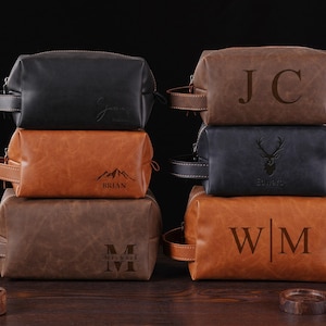 Cadeau personnalisé de garçon d'honneur, accessoire en cuir fait main pour homme pour homme d'honneur, cadeau d'anniversaire de naissance pour mari, cadeau d'anniversaire pour lui
