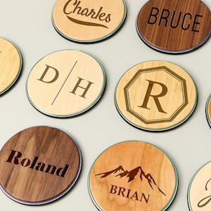 Cargador inalámbrico de madera personalizado, almohadilla de carga rápida de 15 W, cargador inalámbrico Qi portátil.