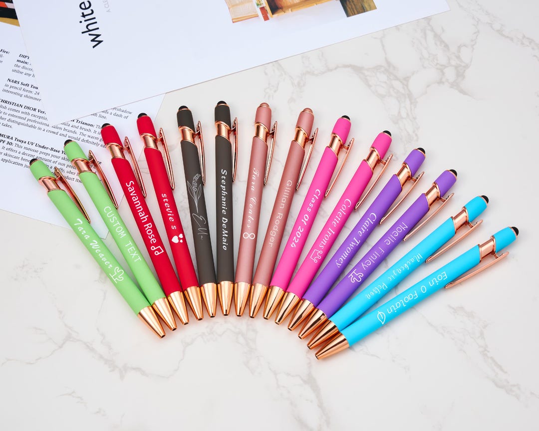 Custom Pen With Soft Touch,perfect Gift for Company Workmate,elegant