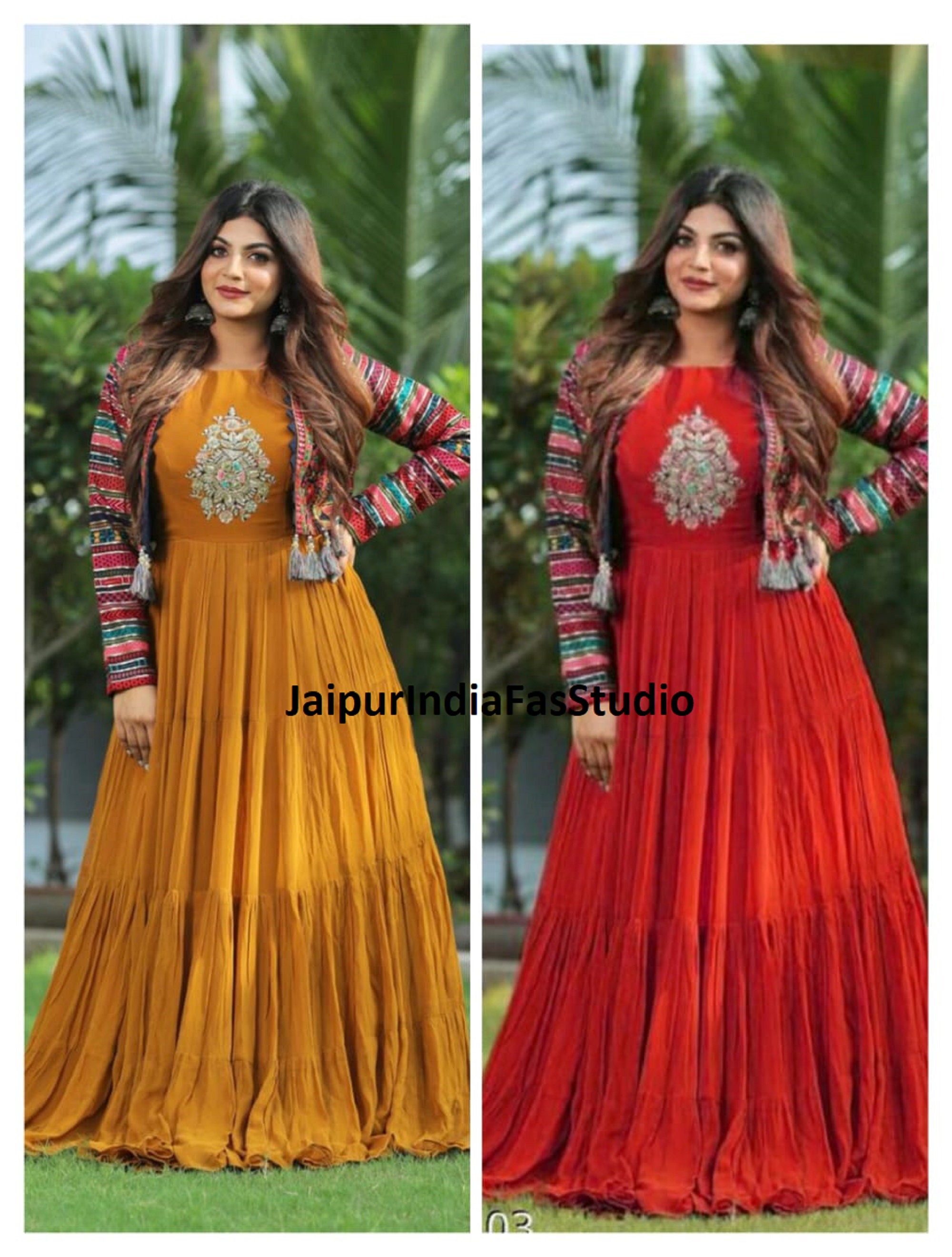 Share more than 83 long kurti jacket wali latest POPPY