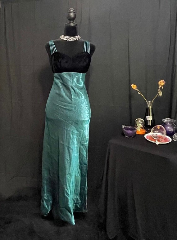 1990s Maxi Cocktail Party Dress- XS S