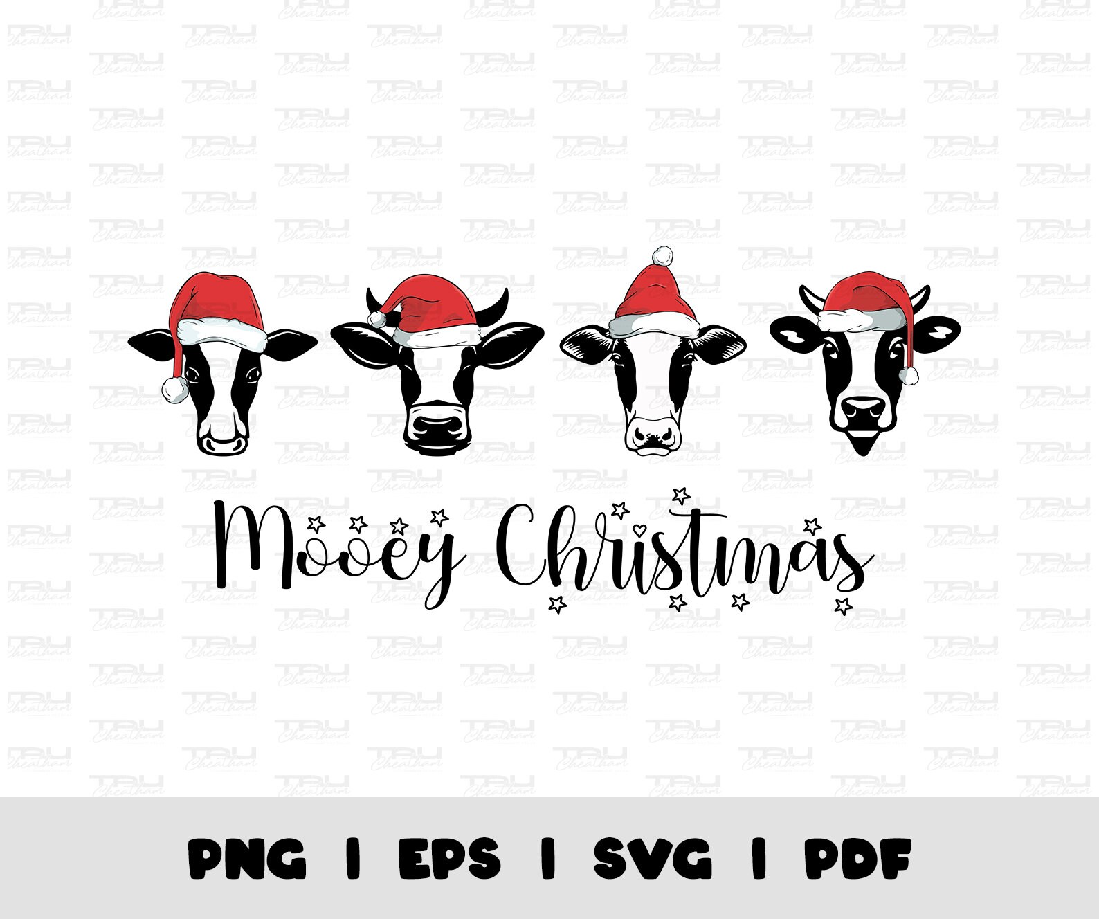 Weihnachten Kühe SVG lustige Weihnachten Kuh Png Kuh Gesicht Etsy.de
