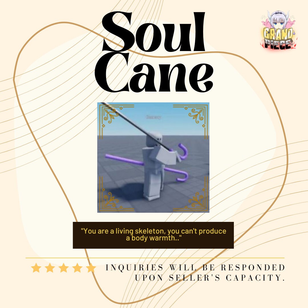 Soul Cane scane GPO Grand Piece Online Etsy