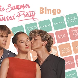 The Summer I Turned Pretty Bingo: TV Show Watch Party Game (PDF Download