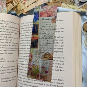 Art Bookmark | Illustration | Unique Bookish Gift | Literary Bookmark | Book Lover Gift | Aesthetic Stationery | Collage