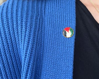 Palestine flag pin | Palestinian pin for clothing, bags, accessories! Multi-use pali pin | Retro Palestine flag pin