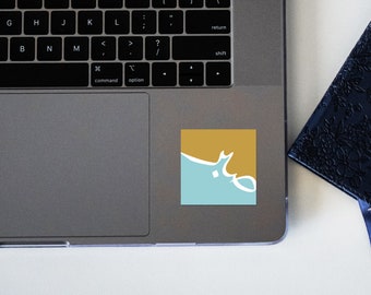Sabr (patience in Arabic) beach-inspired Vinyl Sticker | Weather-proof vinyl sticker | Vinyl Sabr Patience sticker for phone, tablet, laptop