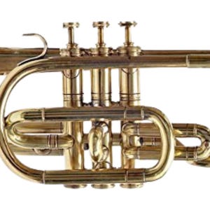 Cornet Trumpet Handmade Bb Brass Finish by ZaimaHandicraft comes with a hard case used for Marching concerts and a Gift For All.