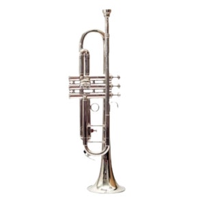 Trumpet Brass Bb, Nickel Plated By Zaima Handicraft with Hard Case, Mouthpiece. Used for Marching Concerts, Ceremonies, and a Gift For All