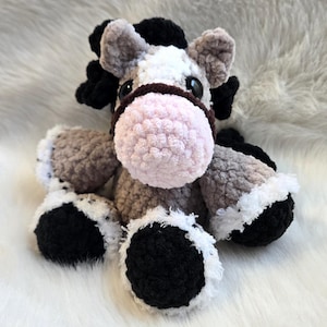 Handmade Clydesdale Crocheted Plushie