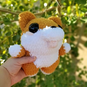 Handmade Corgi Puppy Crocheted Plushie