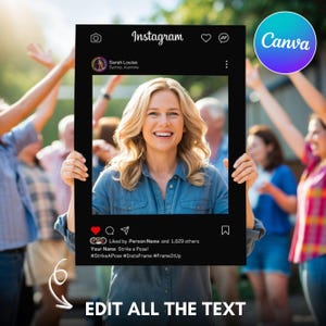 Instagram-Rahmen Vorlage, Instagram Photo Booth Rahmen Vorlage, Blogger, Instagram-Fotorahmen, Instagram Selfie Rahmen, Instarahmen, Selfie Rahmen