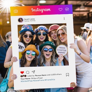 Instagram Frame Template, Instagram Photo Booth Frame Template,blogger ...