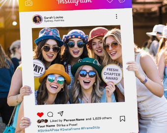 Instagram Frame Template, Instagram Photo Booth Frame Template,Blogger, Instagram Photo Frame,Instagram Selfie Frame,Instaframe,Selfie Frame
