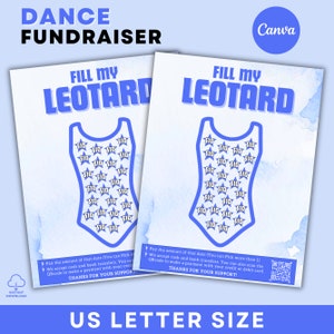 Editable Dance Template Pick a Date to Donate Fundraiser, Fill My Dancer, Dance Fundraiser, Pink Fundraiser, Dance Competition Fundraiser