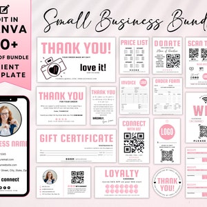 Bundel knutselshow, sjabloon knutselbeurs, sjabloon bestelformulier, scan-to-pay-sjabloon, bundel voor kleine bedrijven, sjabloon prijslijst