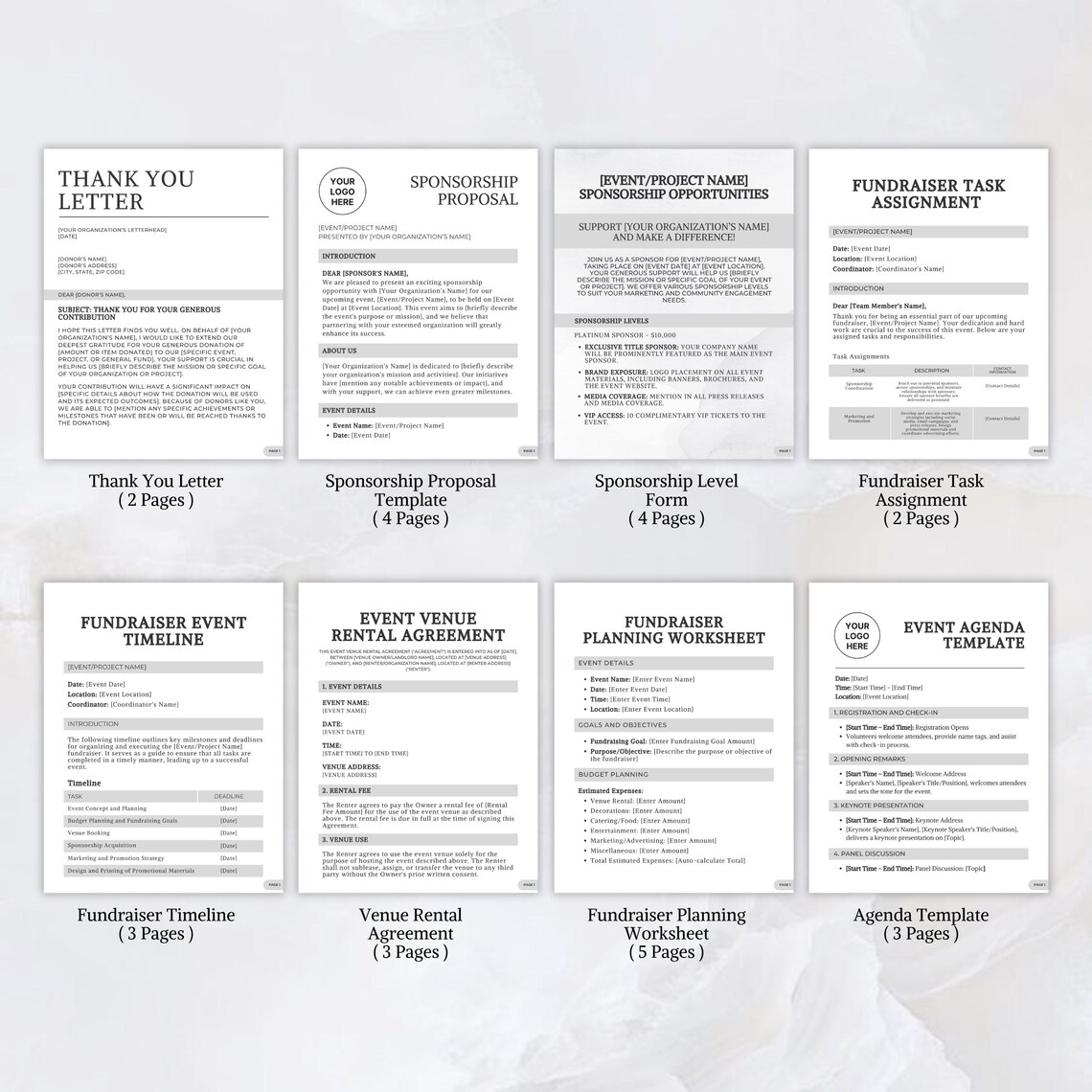 Image 6 for Fundraiser Proposal Template