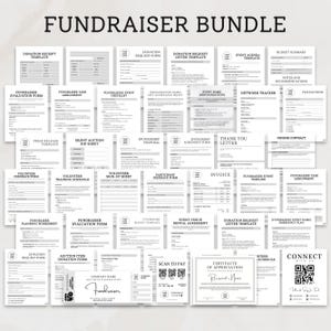 Fundraiser Forms Bundle, Pick A Date To Donate Fundraiser Sponsorship Proposal, Event Fundraiser, Fundraiser School, Canva Editable Template