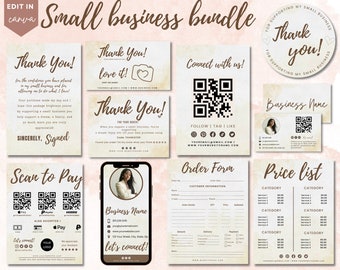 Craft Show Bundle, Craft Fair Template, Small Business Bundle, Price List Template, Order Form Template, Scan To Pay, Template