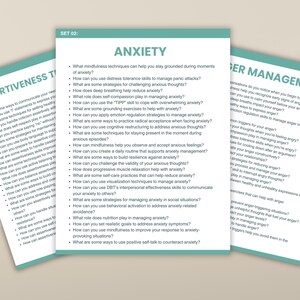 DBT Therapy Questions Bundle, Therapy Questions,therapy Session ...