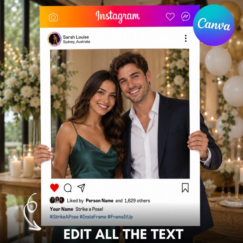Snapgram Frame Instagram Frame - Etsy