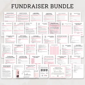 Sponsorship Forms Bundle, Sponsorship Proposal, Fundraiser Order Form, Pick A Date To Donate, Event Fundraiser, Fundraiser Forms Bundle
