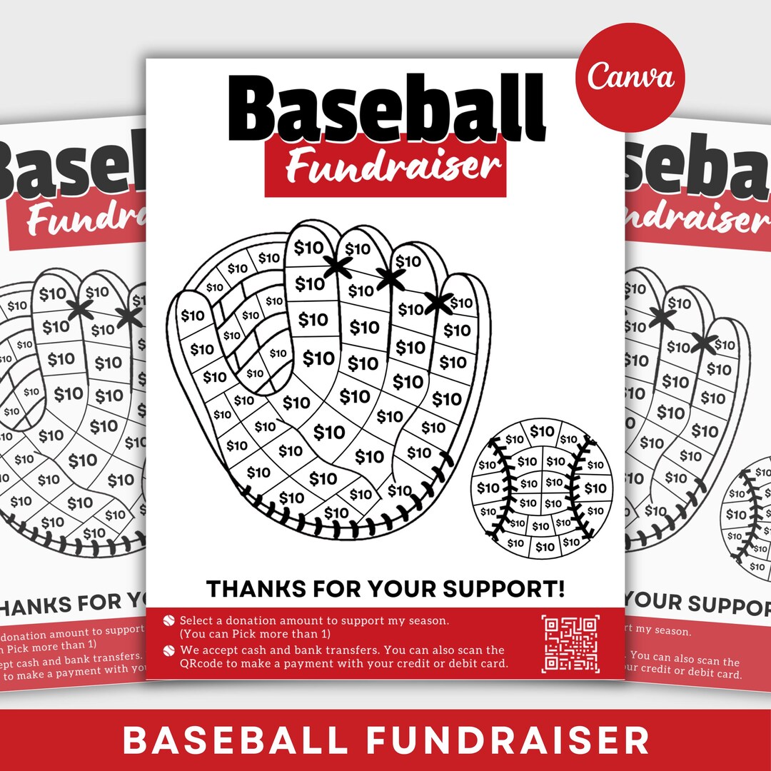 Image 5 for Baseball Fundraiser Flyer Template