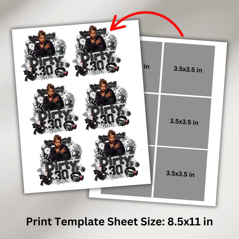 30th Birthday Sticker, Dirty 30 Styrofoam Cup Sticker, Shot Glass, All ...