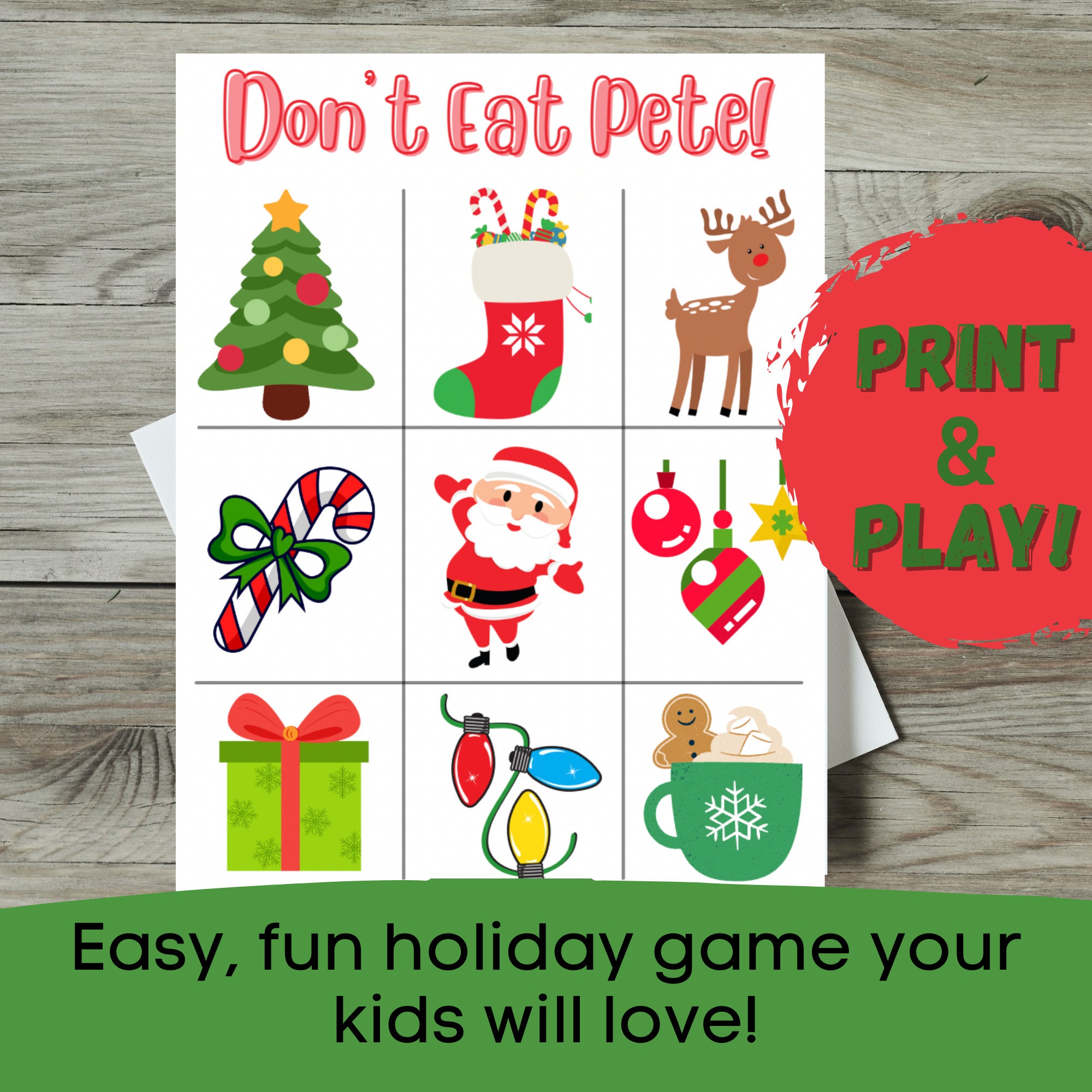 don't eat pete christmas! - etsy