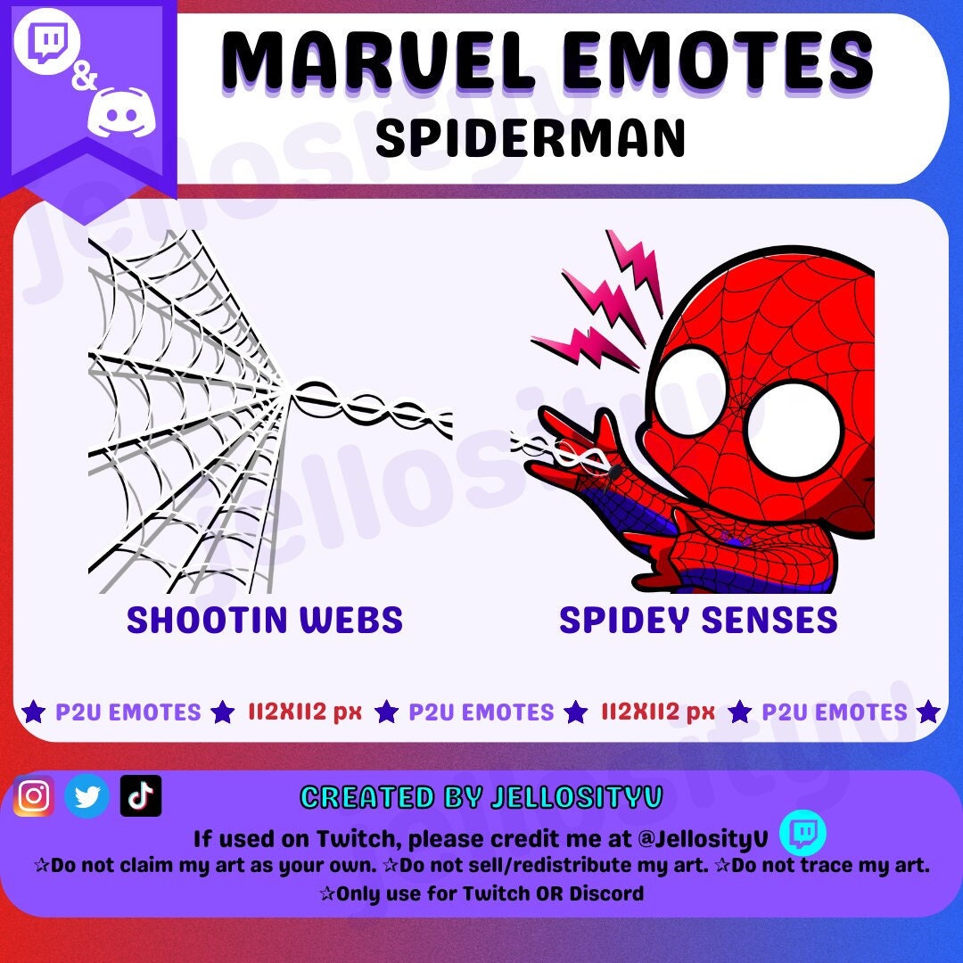 Spider Man Twitch Emote 