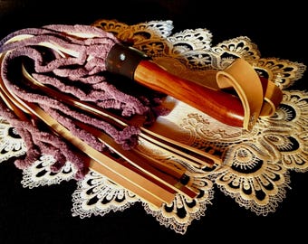 Walnut & Gum Rubber Flogger